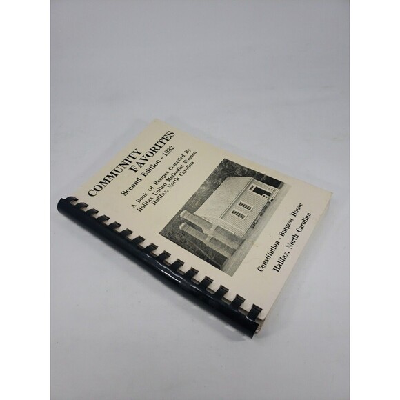 Community Favorites Cookbook 1982 Halifax United Methodist Women Constitution NC - Picture 2 of 16